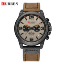 CURREN Chronograph Military Sport Watch: Stylish Waterproof Timepiece  ourlum.com black grey CHINA 