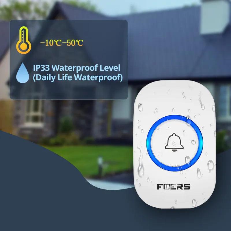 Fuers M557 Smart Wireless Doorbell: Advanced Security Solution  ourlum.com   