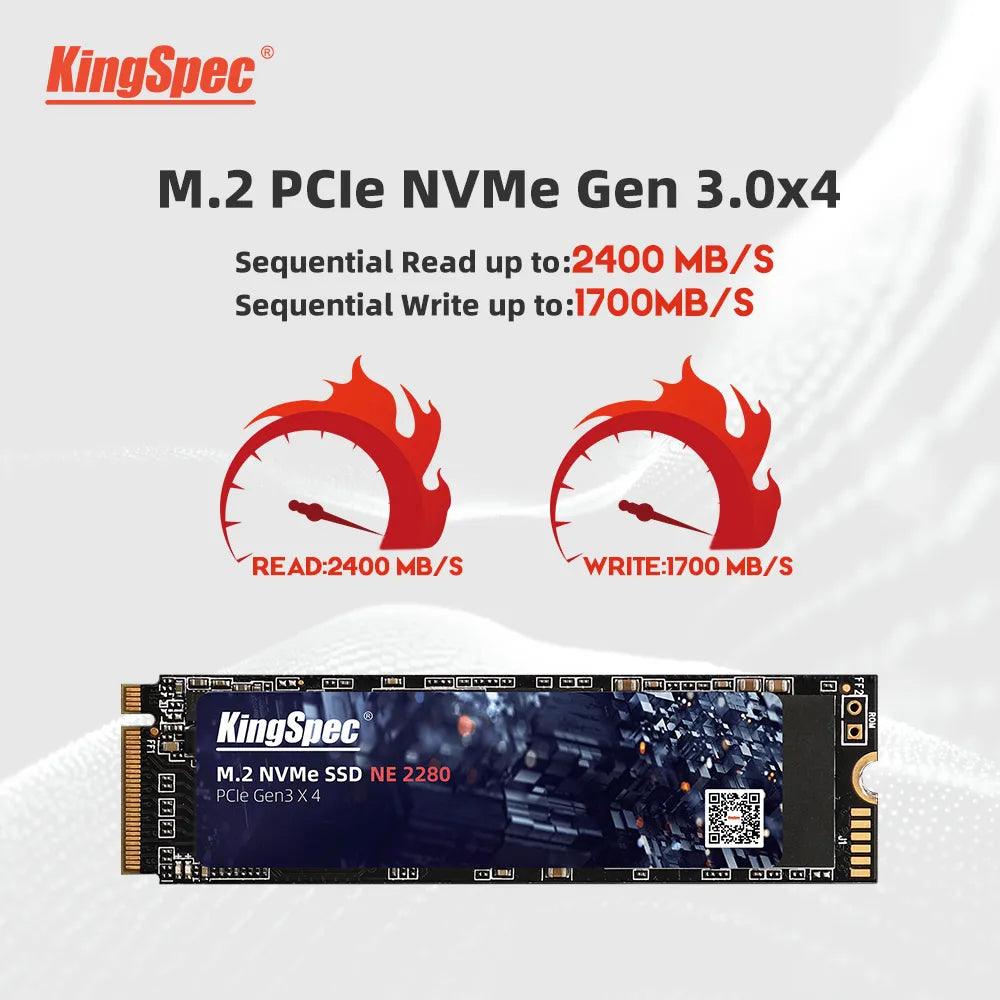 KingSpec M.2 SSD 2TB MSI Laptop: High-Speed Performance  ourlum.com 128GB  