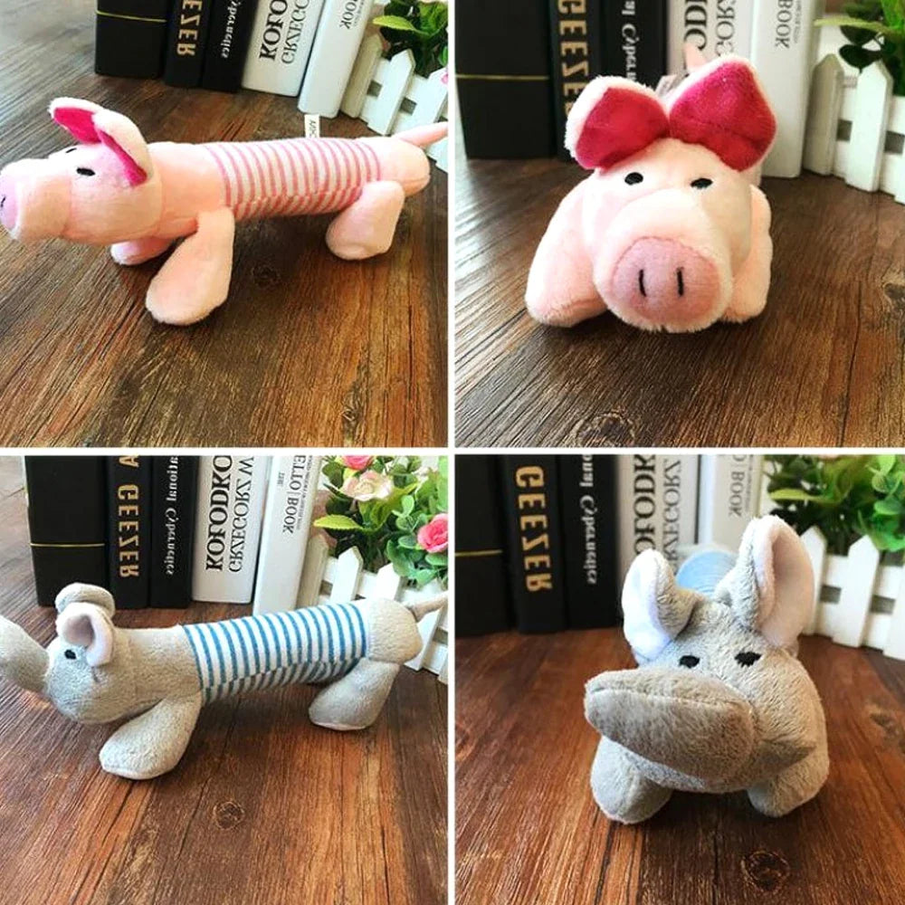 Pet Dog Squeak Plush Toy: Adorable Chew Toy for Dogs - Durable & Cute!  ourlum.com   