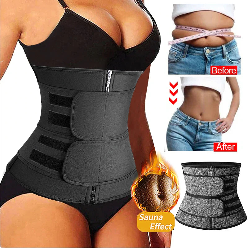 Neoprene Waist Trainer for Women - Slimming Body Shaper & Tummy Control Corset