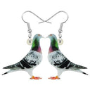 Discover Whimsical Pigeon Bird Earrings by Hunter Wu