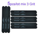 5/10 /20 pcs Wooden Nail File 100/180/240/320 Black Sandpaper Buffer Professional Nail Files Pedicure Manicure Polishing Tools  ourlum.com 5pcs mix 3 Grit  