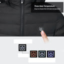 Men Winter Warm USB Heating Jackets Smart Thermostat Waterproof