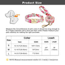 Personalized Custom Nylon Dog Collar Leash Set Engraved Nameplate Stylish All-Season Safety Pet Collar  ourlum.com   