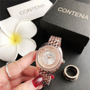 Luxury Gold Rhinestone Women's Watch Timeless Elegance