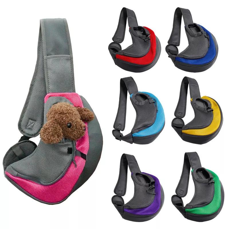 Pet Outdoor Travel Mesh Carrier: Lightweight Breathable Comfort Sling Bag  ourlum.com   