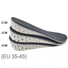 Elevate Height Stealthily: Memory Foam Heel Lift Inserts for Height Boost - Comfort & Support