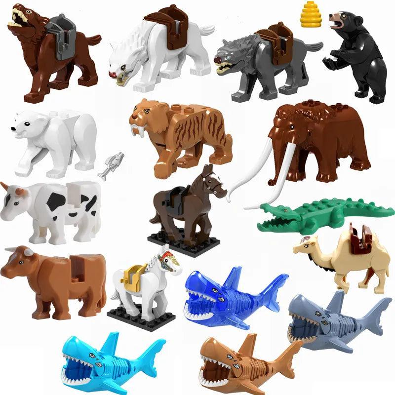 Locking Animals Scorpion Suit Building Block Toys: Creative Playtime Animals LEGO Fun  ourlum.com   