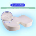 Memory Foam U-Shape Bamboo Gel Seat Cushion for Comfort