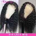 Luxurious Deep Wave Lace Front Wig Human Hair Glamour