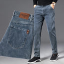 ICPANS Autumn Summer Denim Jeans Men Straight Stretch Regular