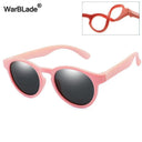 YouthFlex Polarized Sunglasses for Kids-Flexible Silicone Frame-UV400 Protection-Fashionable Shades-Eyewear for Boys and Girls  ourlum.com pink gray  