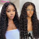 Luxurious Deep Wave Lace Front Wig Human Hair Glamour