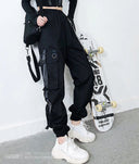 Women Cargo Pants 2023 Harem Fashion Punk Jogger Trousers