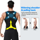 Men's Slimming Waist Trainer Vest Sauna Effect Shapewear