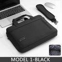 Laptop Sleeve Case: Modern & Durable Shoulder Bag for Laptops  ourlum.com MODEL 1-BLACK 12 13.3inch 