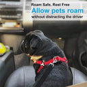 Adjustable Pet Car Seat Belt Harness for Small to Medium Dogs - Travel Safety Leash Clip - Choose from 13 Vibrant Colors  ourlum.com   