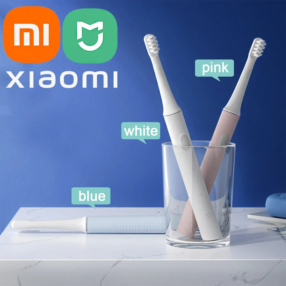 Xiaomi MIJIA T100 Electric Toothbrush Sonic Toothbrush Heads Mi Smart Tooth Brush USB Rechargeable Waterproof Ultrasonic