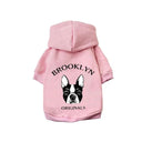 Winter Cotton Dog Hoodies: Stylish & Warm Pet Clothing for French Bulldogs  ourlum.com Pink S 