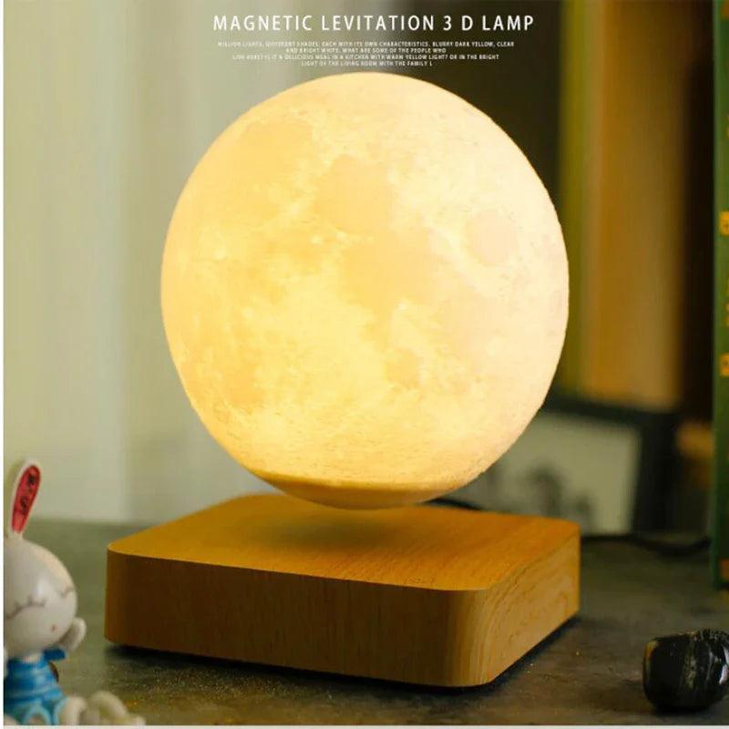 Night Light Levitating Moon Lamp Touch Magnetic Levitation Table Floating Lamp For Bedroom Decor  New Year Gift Exotic lamp  ourlum.com   