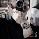 CIGA Design Automatic Skeleton Watch Elegance in Motion