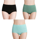 Cotton Blend High Waist Plus Size Briefs Stylish Intimates