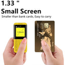 Compact 3-SIM Mini Mobile Phone with Auto Call Recorder