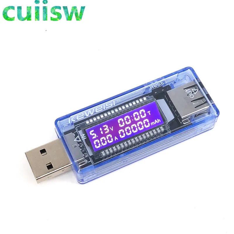 Current Voltage Capacity Tester USB Volt Current Voltage Doctor Charger Capacity Tester Meter Power Bank  ourlum.com Default Title  