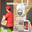 AI Outdoor Security Camera with Night Vision Features