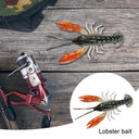 8CM Fishing Bait Durable Artificial 14g Crayfish Lure PVC