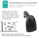 L8BL Bluetooth 2D Barcode Scanner & S8 QR PDF417 Handheld