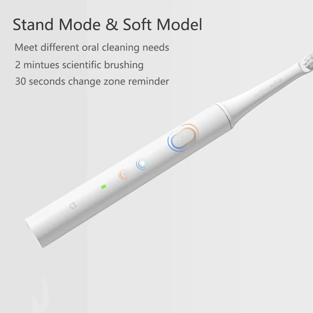 Xiaomi MIJIA T100 Electric Toothbrush Sonic Toothbrush Heads Mi Smart Tooth Brush USB Rechargeable Waterproof Ultrasonic