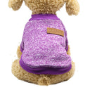 Cozy Dog Winter Jacket for Small Breeds - Stylish Pet Apparel  ourlum.com Purple XS 