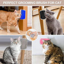 Cat Self Groomer with Catnip Soft Cats Massage Comb Brush  ourlum.com   