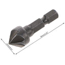 6 Flute Chamfer Drill Bit - Precision Woodworking Tool  ourlum.com   