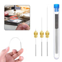 Stainless Steel Nozzle Cleaning Needles Set: Precision Drill Kit - Achieve Flawless 3D Prints  ourlum.com   