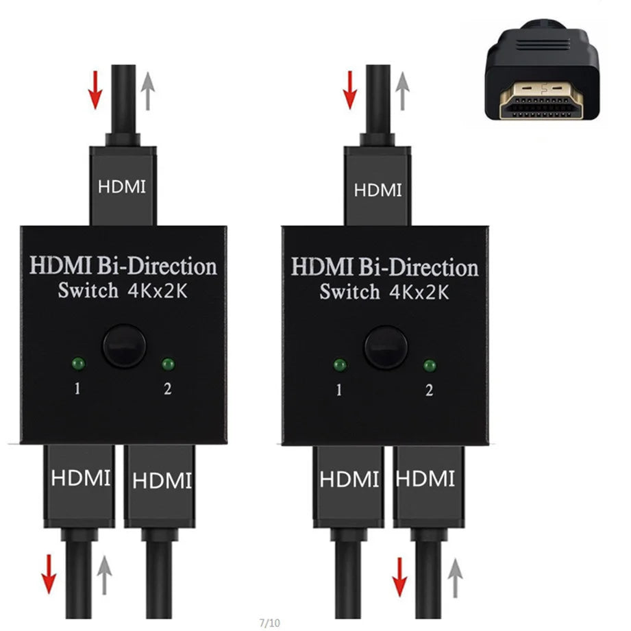 4K HDMI Switcher Hub: Seamless Ultra HD Gaming Experience  ourlum.com   