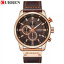 CURREN Men's Chronograph Watch: Stylish Luxury Timepiece for Modern Gentleman  ourlum.com rose coffee CHINA 