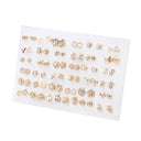 Women Acrylic Crystal Stud Earrings Set: Trendy Small Studs for Fashionable Women  ourlum.com 28  