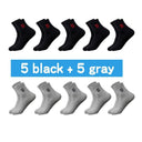 Chic Breathable Cotton Socks for Men 20 Pair Comfort Set