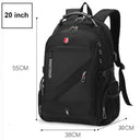 2024 Waterproof 17/20 Inch Laptop Backpack Men Airplane Travel Backpack Women Oxford Rucksack Male School Bag modern Mochila  ourlum.com Black-20 inch Russian Federation 