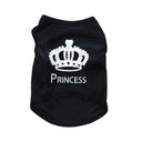 Summer Black Dog Vest for Small Breeds: Stylish, Breathable, Trendy Design  ourlum.com Black Crown XS 