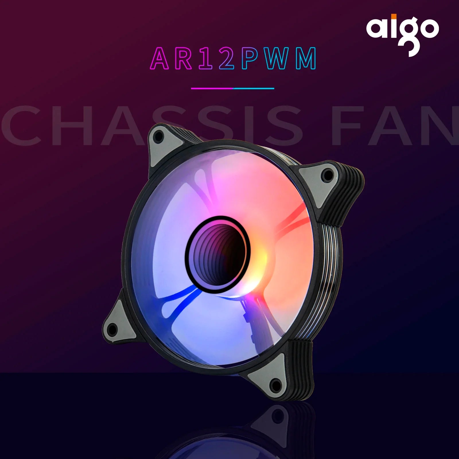 Aigo AR12PRO Aura RGB Fan: Superior PC Cooling Solution  ourlum.com   