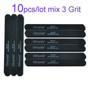 5/10 /20 pcs Wooden Nail File 100/180/240/320 Black Sandpaper Buffer Professional Nail Files Pedicure Manicure Polishing Tools  ourlum.com 10pcs mix 3 Grit  