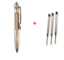 Z30 Tactical Pen: Premium Self Defense Tool with Glass Breaker - Survival Essential  ourlum.com 1 gold x 3 refill CHINA 