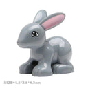 Big Farm Animals Building Blocks Set: Creative Educational Toy Blocks  ourlum.com Grey rabbit  