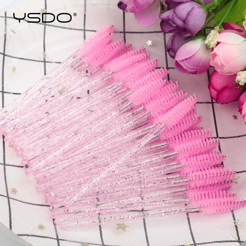 Diamond Eyelash Brush Set: Sleek, Portable, and Precise Extension Tool