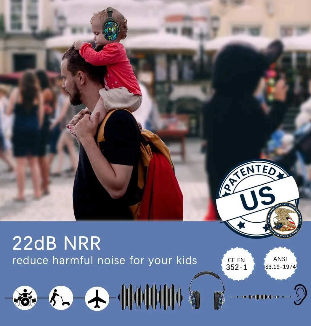 ZOHAN Kids Noise Reduction Ear Muffs: Comfortable Protection for Toddlers  ourlum.com   