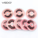 YSDO Wholesale False Lashes 4/10/20/30/50/100 Pairs 3D Mink Lashes Natural Soft Fluffy Eyelashes Volume Makeup Faux Cils In Bulk